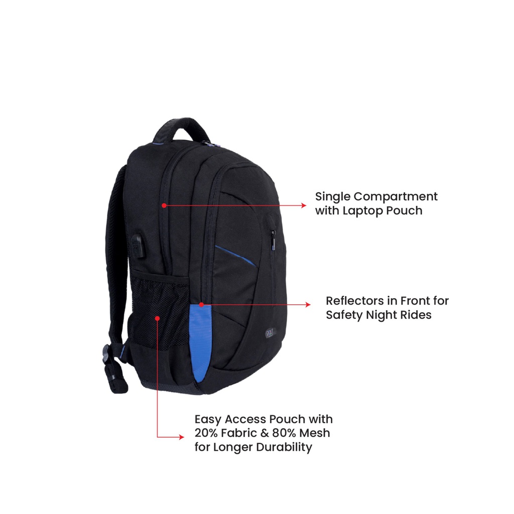 Noble 15.6" USB Laptop Backpack